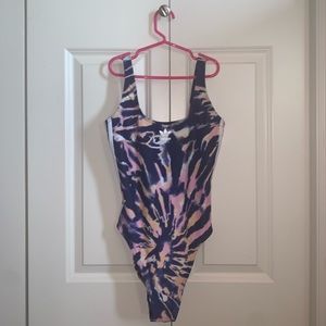 NWT! Adidas tie dye one pice swimsuit